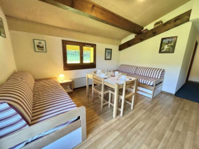Appartement cosy 2 pièces, 6 couchages, balcon, garage et casier à skis, Demi-Quartier - FR-1-597-9
